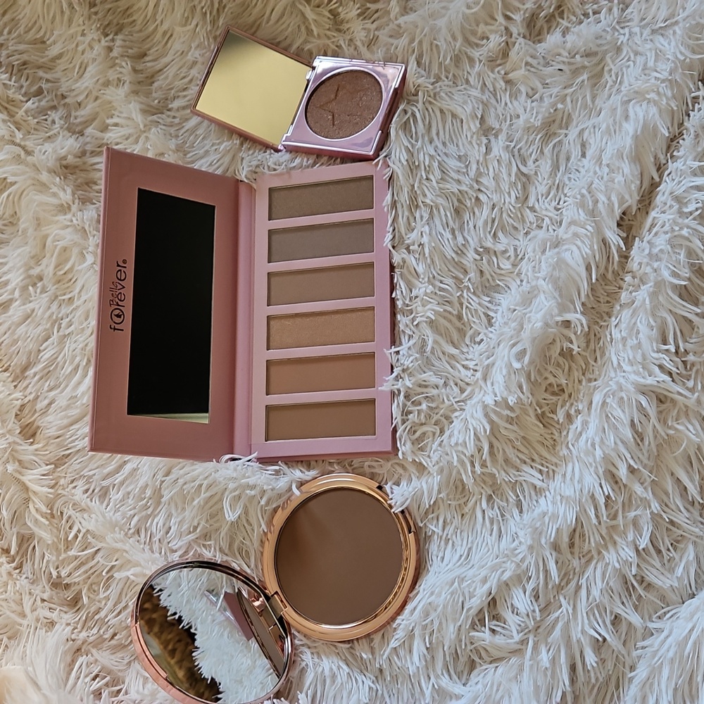 NEW CONTOUR SHIMMER BRONZER MAKEUP COSMETIC PALETTE BUNDLE